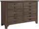 LM Co Home By Vaughan-Bassett Bungalow Home by Ben & Erin Napier Folkstone 6-Drawer Double Dresser-0