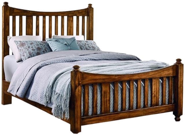 Artisan & Post by Vaughan-Bassett Maple Road Antique Amish King Slat Poster Bed-0