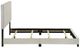 Coaster® Dorian Cream Full Upholstered Panel Bed -4