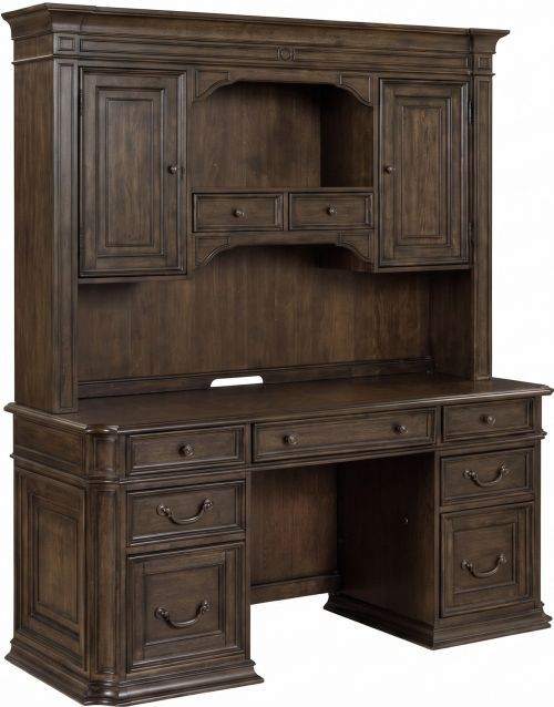 Liberty Furniture Provence Park 5-Piece Chateau Brown Junior Executive Set-1