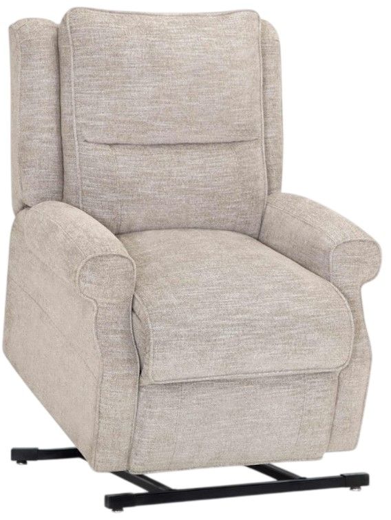 Franklin™ Charles Handwoven Linen Power Lift Recliner-1