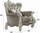 ACME Furniture Versailles Bone White/Vintage Gray Chair-2