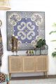 A & B Home Pari Heaven Blue/White Hanging Wall Tile-5