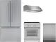 Thermador® 4 Piece Stainless Steel Induction Kitchen Package-0