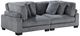 Mazin Furniture Traverse Gray Loveseat-0