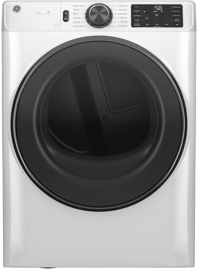 GE® White Front Load Laundry Pair-10