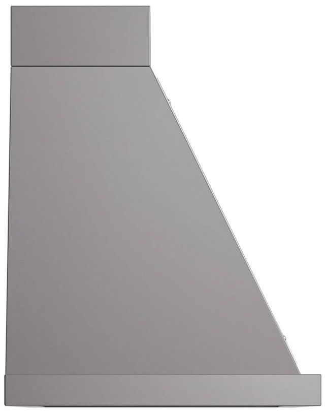 Ilve® Nostalgie II Noblesse 36" Graphite Matte Wall Mounted Range Hood with Chrome Trim-2