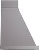 Ilve® Nostalgie II Noblesse 36" Graphite Matte Wall Mounted Range Hood with Chrome Trim-2