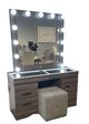 Global Furniture USA Lexi Gray Vanity with Speaker-0