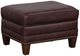 Fairfield® Customizable Pelle Provisions Presley Ottoman with Nailhead Trim-0