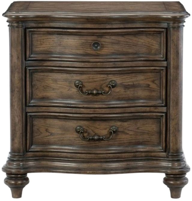Homelegance® Heath Court Brown Oak Nightstand-2