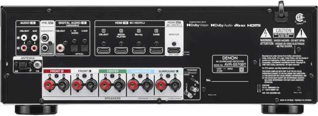 Denon® 5.2 Channel 8K Ultra HD AV Receiver-1