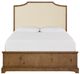 Bassett® Furniture Surry Truffle Oak Upholstered Queen Panel Bed-1