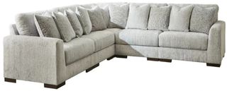 Signature Design by Ashley® Regent Park 5-Piece Pewter L-Shape Sectional
