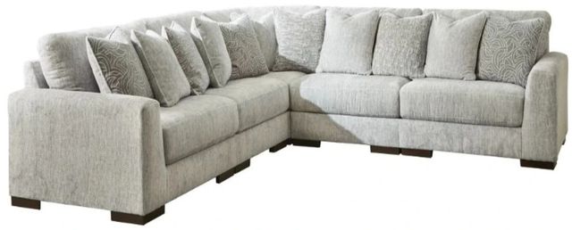 Signature Design by Ashley® Regent Park 5-Piece Pewter L-Shape Sectional-0