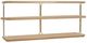 Hooker® Furniture Banyon Bay Desert Oak Console Table with Brushed Brass Support-0