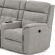 Flexsteel® Mason Gray Dove Power Reclining Sectional-1