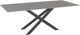 Amisco Customizable Ascencio 84" Rectangular Dining Table with 0.5" Taupe Glass Top-0