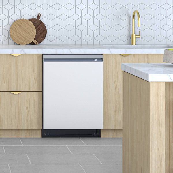 Samsung 24" White Glass Built In Dishwasher