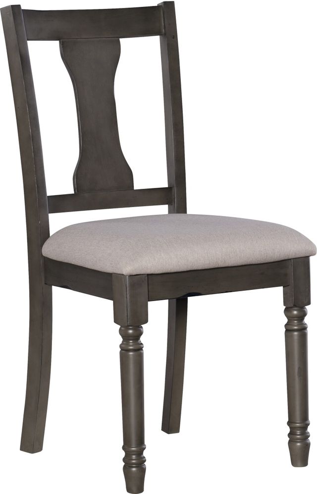 Powell® Willow 2-Piece Gray Side Chair Set-2