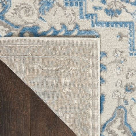 Nourison Home™ Elation Ivory Blue 5'x7' Area Rug-2