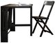 A & B Home Black Wall Table-0