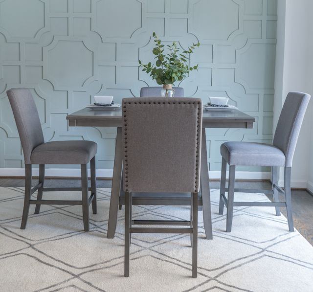Powell® Seneca 5-Piece Gray Counter Dining Set-1