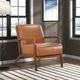 Homelegance® Gabe Matt Brown Accent Chair-1
