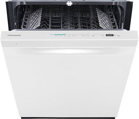 Frigidaire 24" White Top Control Built-In Dishwasher-2