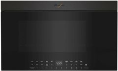 Whirlpool® 1.1 Cu. Ft. Black Stainless Steel Over The Range Microwave
