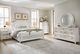 American WoodCrafters Switchgrass White Queen Panel Bed-1
