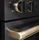 ZLINE Designer Collection Paramount 48" Black Satin Stainless Steel Gas Range with 8 Burner Cooktop and Convection Gas Oven-4