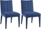 Bassett Mirror Brianne 2-Piece Navy Dining Chair-0