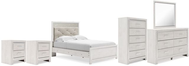 Signature Design by Ashley® Altyra 6-Piece White Full Panel Bed Set-0