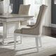 Liberty Furniture Abbey Park Antique White/Weathered Brown Hostess Dining Chair-2