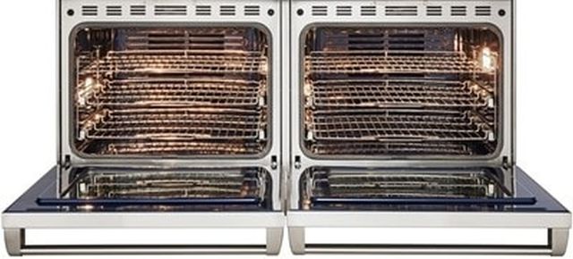 Wolf® 60" Stainless Steel Pro Style Dual Fuel Range and Infrared Charbroiler and Infrared Griddle-1