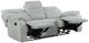New Classic® Home Furnishings Chablis Mist Gray Manual Reclining Sofa-3