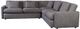 Porter International Designs Cullen 3-Piece Gray Sectional-2