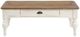 Winners Only® Augusta Rustic Brown 48" Coffee Table with White Base-1