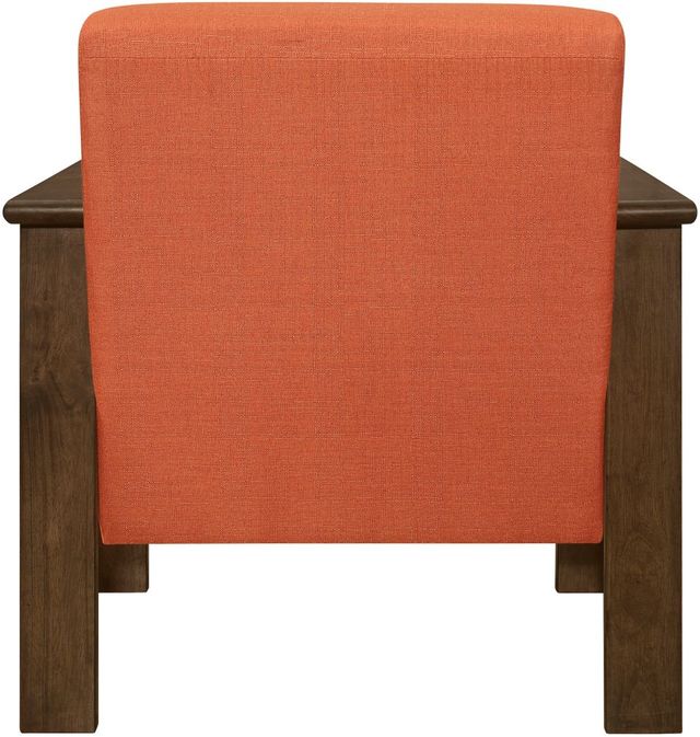 Mazin Furniture Helena Orange Upholstered Storage Accent Chair-3