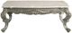 ACME Furniture Miliani Marble Top Coffee Table with Antique Bronze Base-3