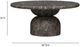 TOV Furniture Cynthia Dark Emperador Concrete Indoor/Outdoor Coffee Table-1