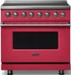 Viking® 5 Series 36" Valentine Pro Style Induction Range with Polished Chrome Trim-0