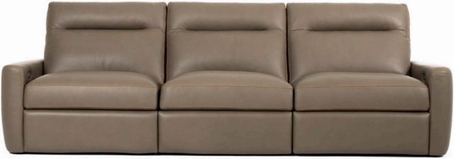 American Leather® Customizable Keystone 3-Piece Leather Power Reclining Sectional-0