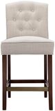 Olliix by Madison Park Tan Marian Tufted Counter Stool-1
