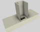 Vent-A-Hood® 54" Biscuit Contemporary Wall Mounted Range Hood-4
