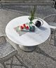 Universal Explore Home™ Coastal Living Outdoor Santa Cruz Gray/White Concrete/Marble Dining Table-3