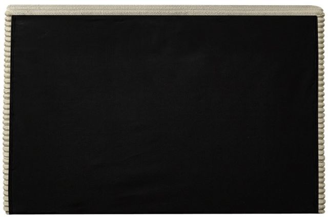 Meridian Furniture Drew Cream Twin Upholstered Panel Bed-3