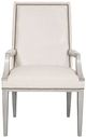 Vanguard® Hanover Plain Dove Gray Back Arm Chair-0