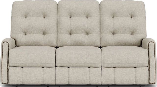 Flexsteel® Devon Silver Driftwood Reclining Sofa-1